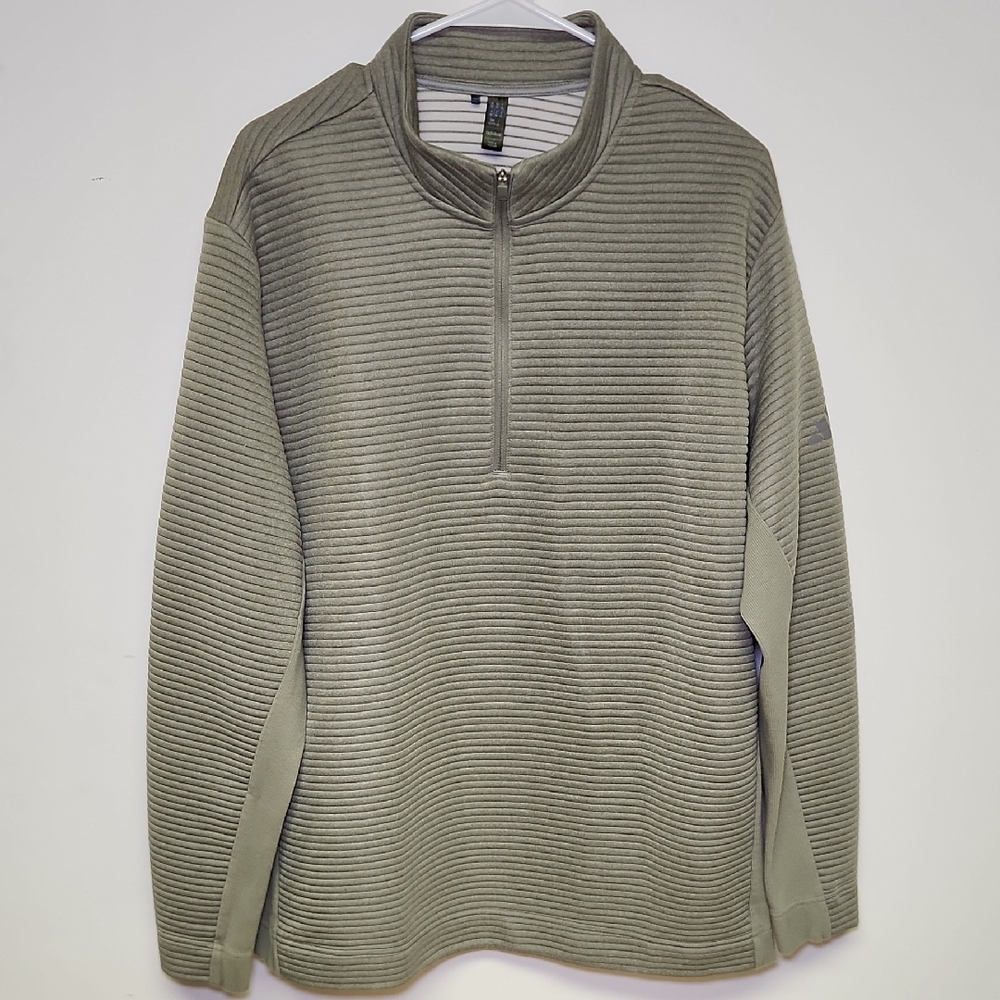 Adidas Khaki Ribbed Pullover